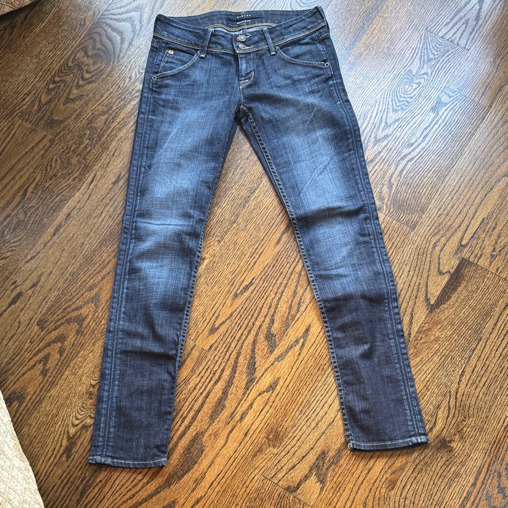 Vintage Hudson Jeans Dark Blue Skinny Denim